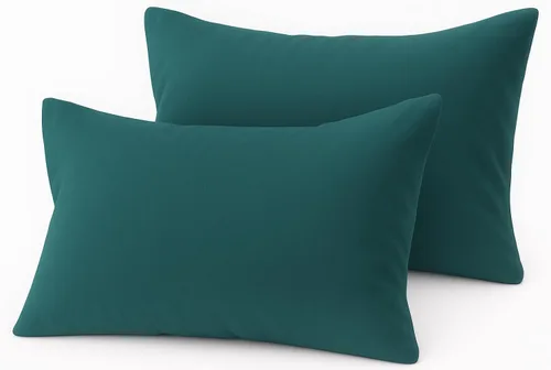 Vista 49 de COTTON STICH Juego de 2 fundas de almohada para niños pequeños, mini fundas de almohada de algodón de 600 hilos, fundas de almohada suaves y ligeras