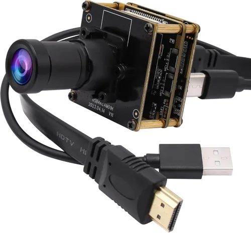 Vista 10 de ELP Cámara USB HDMI 4K - Gran angular, zoom digital 2X, H.265, 8MP, UVC USB2.0 para portátil y monitor