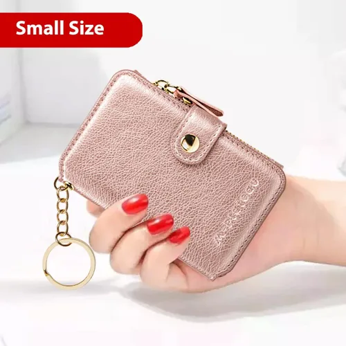 Vista 7 de M-Plateau Billetera, para mujer de cuero llavero cartera con cremallera bolsillo de moneda de identificación ventana correa de muñeca caja