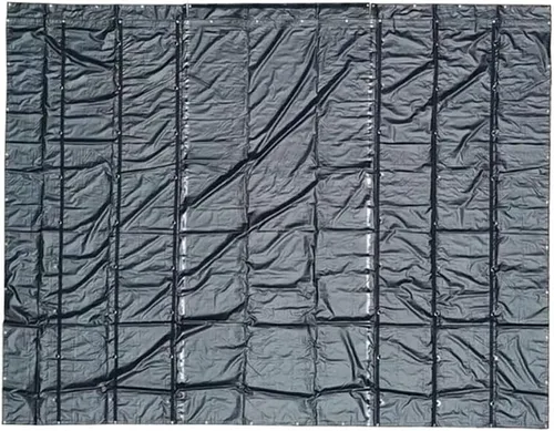 Vista 4 de Mytee Products - Lonas de acero para camiones de 12 x 27 pies, color negro
