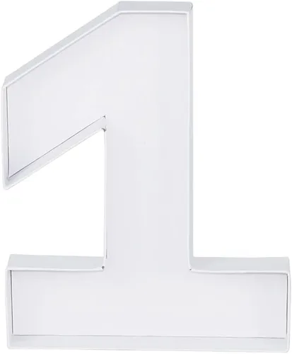 Vista 10 de WENPACK 8" Pequeñas Bandejas de Cartón Rellenables en Forma de Letra de Papel Maché Figuras Recortadas Contenedor de Comida para Dulces (S)