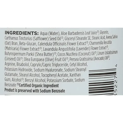 Vista 6 de Avalon Organics Loción para manos y cuerpo, aloe sin perfume, 32 onzas, paquete de 2