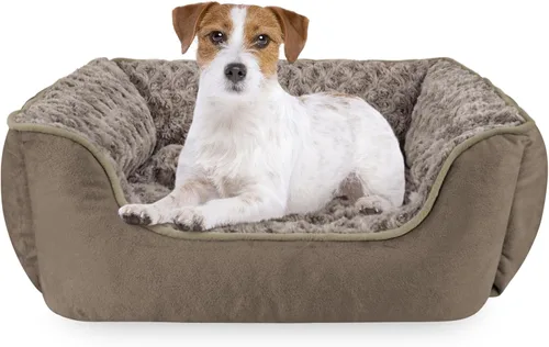 Vista 31 de JOEJOY - Cama rectangular para perros grandes, medianos y pequeños - Cama de sofá ortopédica lavable, suave y transpirable, para cachorros