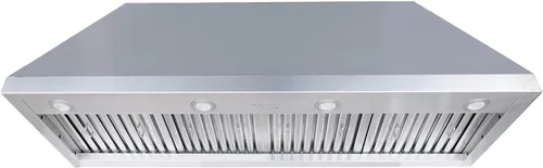 Vista 13 de CT Copper Tailor Campana extractora integrada de 30 pulgadas, inserto/forro, ventilación de 610 CFM con ventilador de 4 velocidades, luz LED, filtro