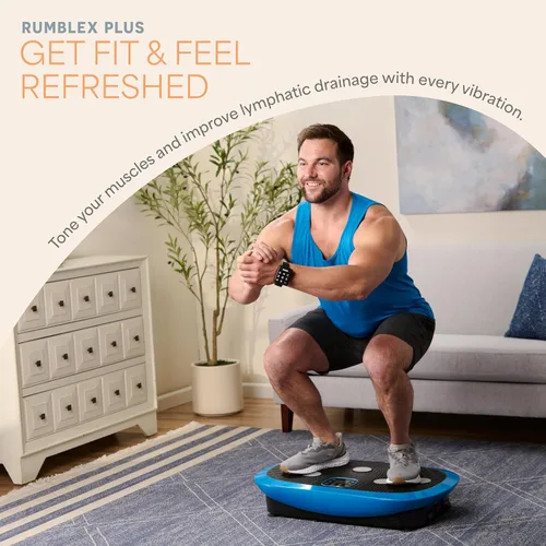 Vista 26 de Lifepro Vibration Plate Machines – Full Body Workout, Recovery & Lymphatic Drainage with 4D Motion, Silent Operation, Joint Support, & Triple Motor