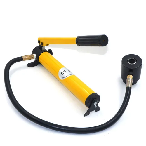 Vista 8 de HTTMT - Juego hidráulico de perforación perforadora de 6 troqueles bomba manual (0.630-2.008 in, 5/8" - 2 1/64") 8T [P/N: ET-TOOL006-AMARILLO]