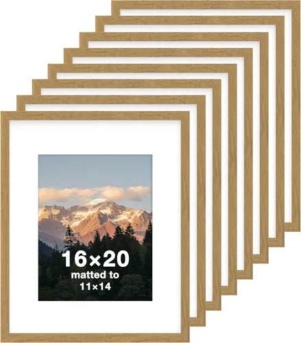 Vista 48 de FrameWorks Marcos de fotos clásicos de madera de 5 x 7 a 4 x 6 con vidrio templado, color negro, paquete de 2