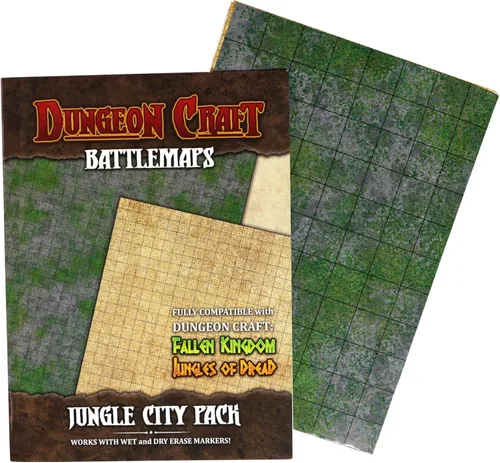 Vista 14 de Dungeon Craft RPG & DND Set de Inicio – Kit de Esenciales de Mapas Plegables – Set de 4 – Expedición