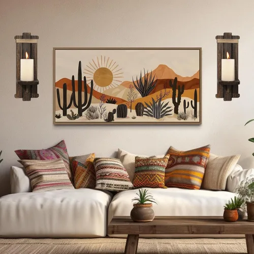 Vista 8 de Candelabros de madera de granja, 2 portavelas rústicos para montaje en pared para sala de estar, dormitorio, baño, pasillo, decoración de pared