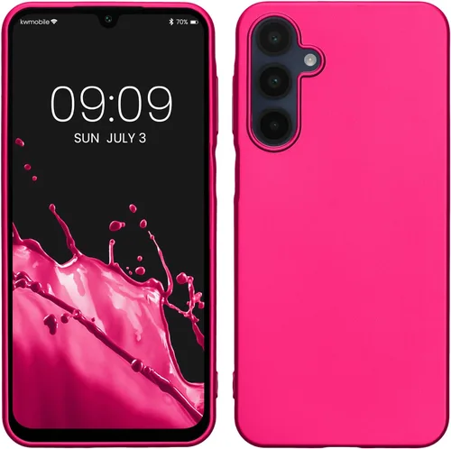 Vista 95 de kwmobile Funda compatible con Samsung Galaxy A12 - Funda protectora de silicona TPU suave y delgada - Verde oscuro mate