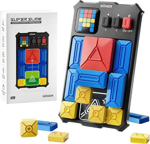 Vista 9 de GiiKER Super Slide Puzzle Games, Rompecabezas Original de más de 500 Desafíos, Rompecabezas Mental, Juguetes para Niños y Adolescentes