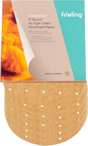 Vista 8 de Frieling Papel pergamino sin blanquear, revestimiento de silicona antiadherente reutilizable de doble cara, tamaño de hojas para congelar/hornear