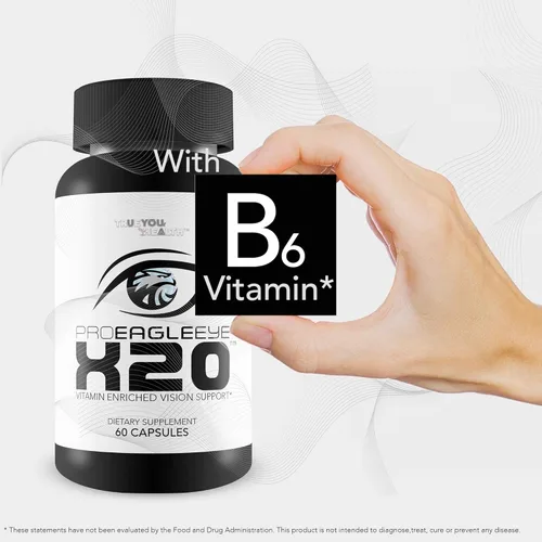 Vista 6 de Pro EagleEye x20 - Suplemento de visión enriquecido con vitaminas y minerales - Ayuda a la vista y la salud ocular - Vitaminas Pro Eagle Eye X20