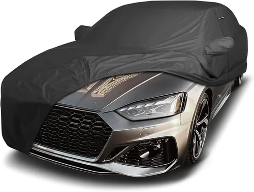 Vista 73 de iCarCover Funda de automóvil personalizada para Audi 100 y 200 (1989-1994), impermeable, para todo tipo de clima, lluvia, nieve, UV, protector solar