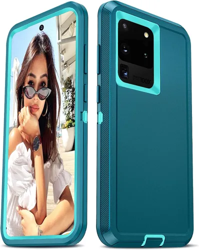 Vista 50 de LeYi Funda compatible con Samsung Galaxy S10+/ Plus: funda resistente 3 en 1 Galaxy S10 Plus, funda para Samsung S10 Plus de grado militar, funda a