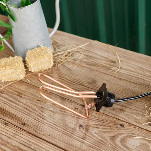 Vista 8 de Tapón de drenaje anticongelante para depósitos, de Farm Innovators, modelo DPH-15, 1,500 W