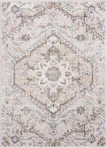 Vista 2 de Hauteloom Mudgee - Alfombra de pasillo de cocina, tradicional, marrón, carbón, melocotón, 2 pies 7 pulgadas x 7 pies 3 pulgadas