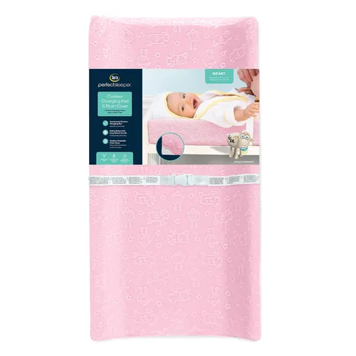Vista 10 de Serta Perfect Sleeper Almohadilla contorneada para cambiar con funda de felpa, gris