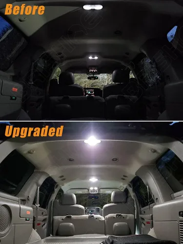 Vista 2 de Kit de luces LED interiores blancas BRISHINE para Chevrolet Chevy Tahoe/Suburban, GMC Yukon 2000 2001 2002 2003 2004 2005 2006 Super brillantes