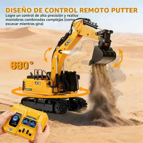 Vista 6 de BRRRRT Camión volquete RC para niños mayores de 4 años Rc Dump Truck