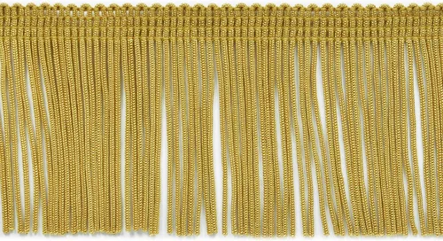 Vista 48 de Trims By The Yard Borde de flecos de cadena de 2 pulgadas, borde decorativo de flecos de poliéster, flecos versátiles para disfraces, uniformes
