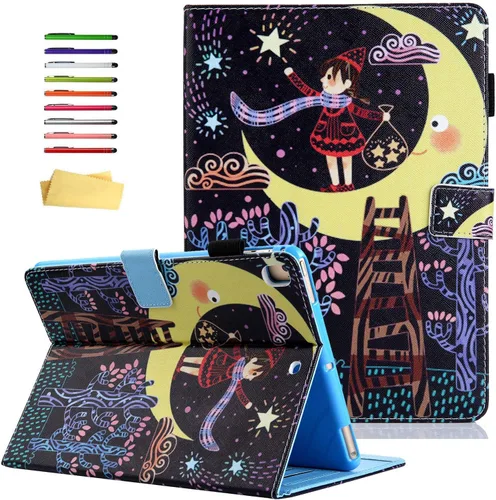 Vista 21 de Funda para Apple iPad 10.2 de 9ª/8ª/7ª generación (2021/2020/2019) con función de encendido y apagado automático, ultra fina y ligera, soporte