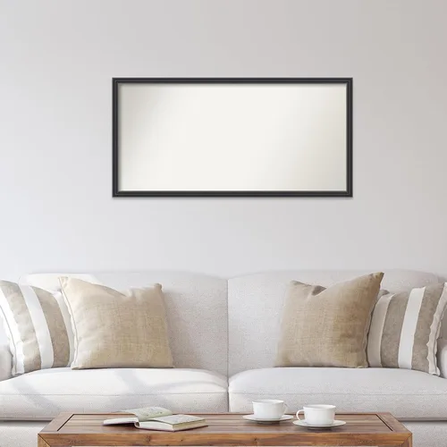 Vista 209 de Amanti Art Espejo de pared y baño negro para sobre fregadero, espejo Avon Negro Estrecho