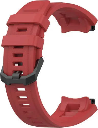 Vista 7 de BabyValley Paquete de 4 correas de reloj compatibles con Amazfit T-Rex 2, correas de repuesto ajustables de silicona suave para reloj inteligente