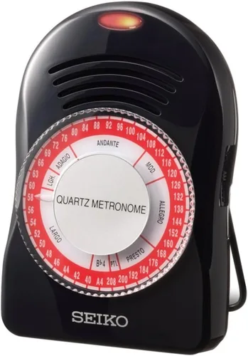 Vista 2 de Seiko SQ50-V Metrónomo de cuarzo y papel manuscrito con alambre estándar (cubierta verde)