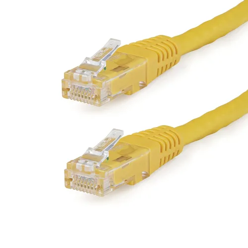 Vista 9 de StarTech. com Cable Ethernet CAT6 de 1 pie – Cable Ethernet CAT 6 Gigabit negro -650MHz 100W PoE++ RJ45 UTP moldeado Categoría 6 Network/Patch Cord