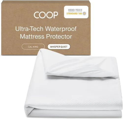 Vista 15 de Coop Home Goods Protector de colchón impermeable ultra fresco, tamaño individual, protector de colchón refrescante, lavable a máquina, funda de cama