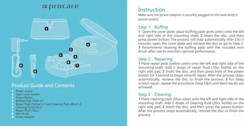 Vista 6 de Kit de Limpieza y Reparación de Discos ProcareSelect PRO