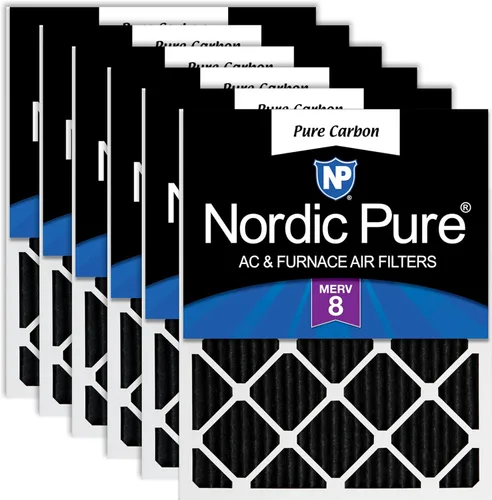 Vista 63 de Filtro de horno de aire acondicionado, caja de 6, de Nordic Pure Merv 12., 18x30x1M12-6