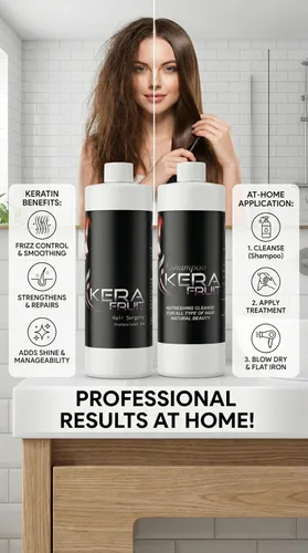 Vista 4 de Tratamiento De Cirugia Capilar Para El Cabello Restaura Y da Brillo 16 oz o Cirugía Capilar Queratina Medio Litro