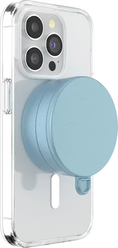 Vista 3 de PopSockets Soporte de teléfono con succión multisuperficie, montaje en superficie desmontable, soporte para teléfono compatible con MagSafe® - Blue