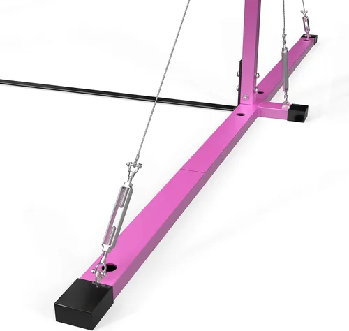 Vista 3 de Barra de kip ajustable Pro Gen 4 de Pro Model con cable de acero inoxidable soporta equipo de gimnasia de barra horizontal