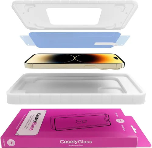 Vista 7 de Casely Protector de pantalla de vidrio templado para iPhone 11 Pro Max/iPhone XS Max