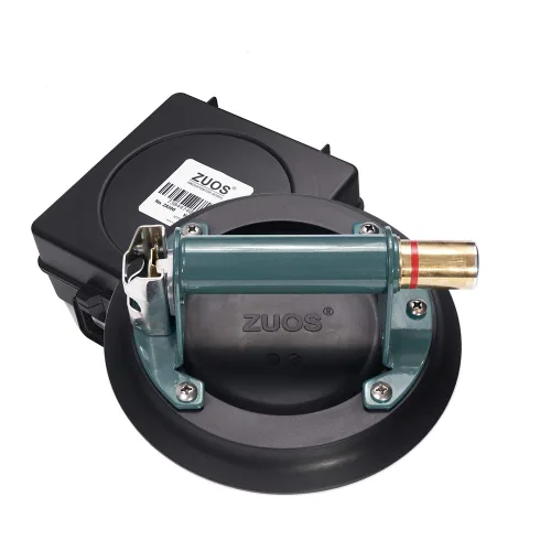 Ventosa de vidrio de 8 pulgadas para granito y elevación, ventosa al vacío con mango de metal y bomba de ABS, 240 libras