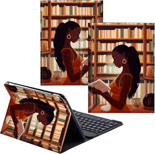 Vista 17 de Funda para Samsung Galaxy Tab S6 Lite 2022/2020 Teclado inalámbrico desmontable y cubierta de cuero PU Funda protectora para Samsung Galaxy Tab S6