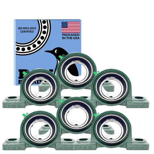 Vista 45 de PGN UCP210-32 - Cojinetes de bloque de almohada montados, rodamientos de acero cromado con diámetro de 2 pulgadas, autoalineación