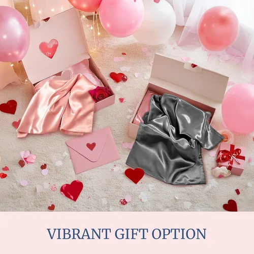 Vista 4 de BEDELITE Funda de almohada de satén para cabello y piel, súper suave y refrescante similar a las fundas de almohada de seda, paquete de 2 con cierre