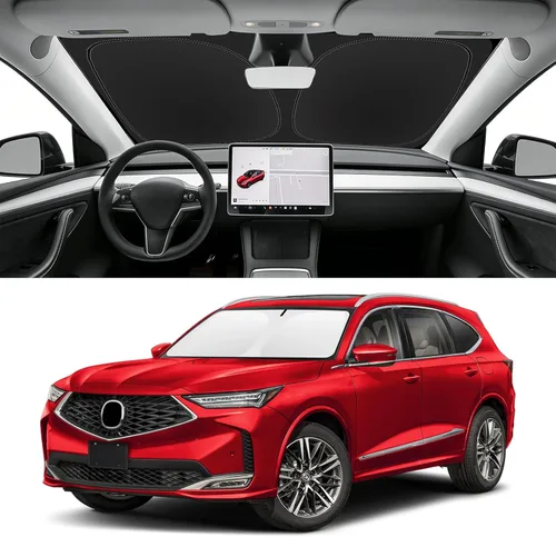 Vista 117 de Parasol plegable para parabrisas visor solar para ventana frontal accesorios de automóvil