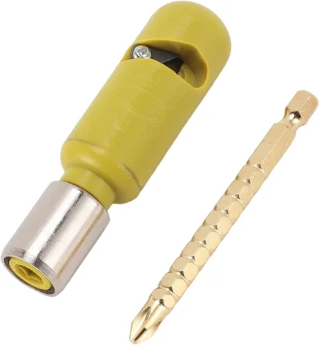 Vista 4 de Cable Stripping Tool 6mm², Electric Wire Peeling Stripper with High Carbon Steel Blade, Adjustable 21-50mm Strip Length for Cordless Drill, Power