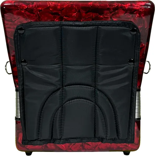 Vista 2 de SM2512 Traveler Deluxe Acordeon Outfit incluye funda enrollable y correas de hombro con arnés