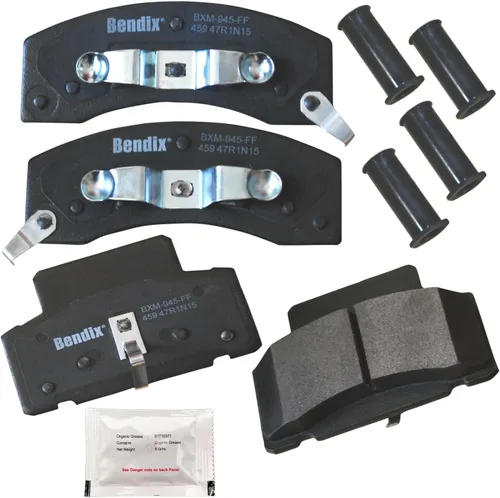 Vista 331 de Pastillas de freno delanteras semi-metálicas Bendix Priority1 CFM1774 para Ford Transit 2019-2017, Transit-150 2021-2015, Transit-250 2021-2015
