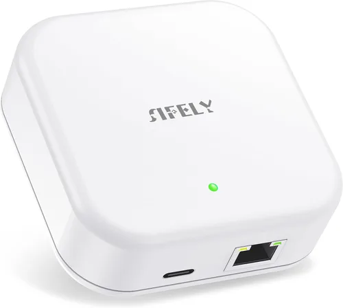 Vista 6 de Sifely Smart Lock Wi-Fi Gateway – Hub de acceso remoto para cerradura de puerta inteligente Sifely funciona con aplicación y Alexa