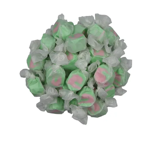 Vista 60 de Dulces gourmet suaves y masticables de agua salada, envueltos individualmente, bolsa a granel (pastel de manzana, 1 libra (paquete de 1))