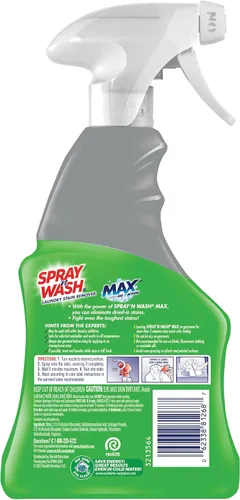 Vista 2 de Spray 'N Wash Max - Quitamanchas para ropa, 16 onzas, el empaque puede variar