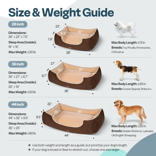 Vista 7 de Cama ortopédica para perros de tamaño mediano con funda extraíble lavable, base impermeable y antideslizante, sofá para gatos, cómoda cama