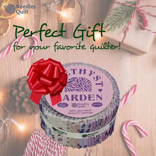 Vista 8 de Jelly Roll - 40 tiras de 2.5 x 44 pulgadas Paquetes de tiras de algodón – Tela acolchada perfecta para coser, proyectos de edredón precortados